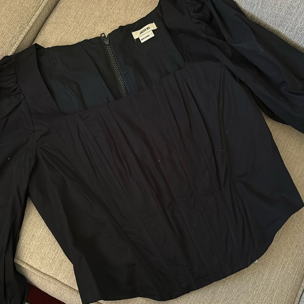 ♥️… Jason Wu Black Top - Picture 3 of 6